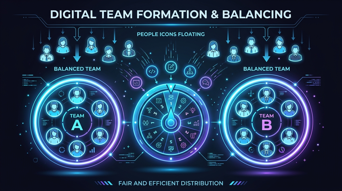How to Randomly Assign People to Teams Fairly (Free Tool)